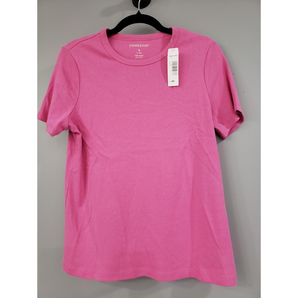 NEW Pendleton 100% COTTON Short Sleeve Tshirt Classic Basic Solid hiking
